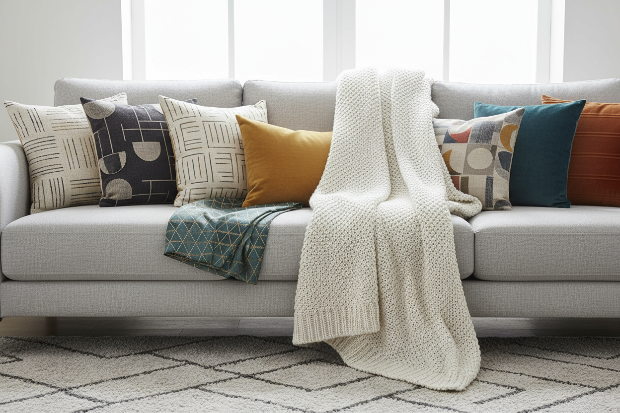 Decorative Cushions and Throws for Modern Homes | Textiles | The Decor Now