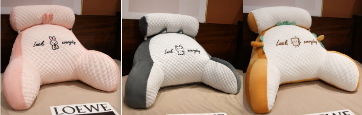Fluffy Triangle Reading Cushion