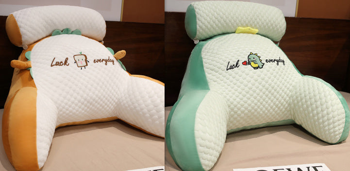 Fluffy Triangle Reading Cushion