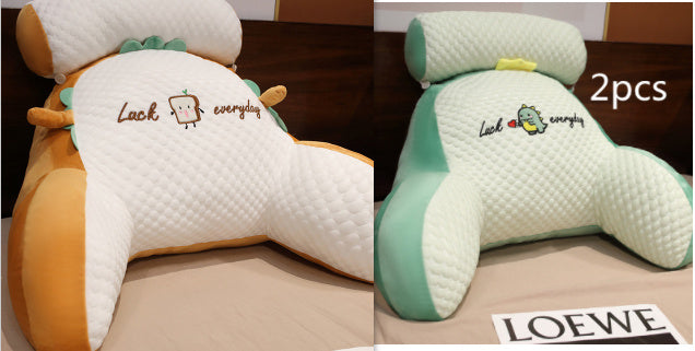Fluffy Triangle Reading Cushion