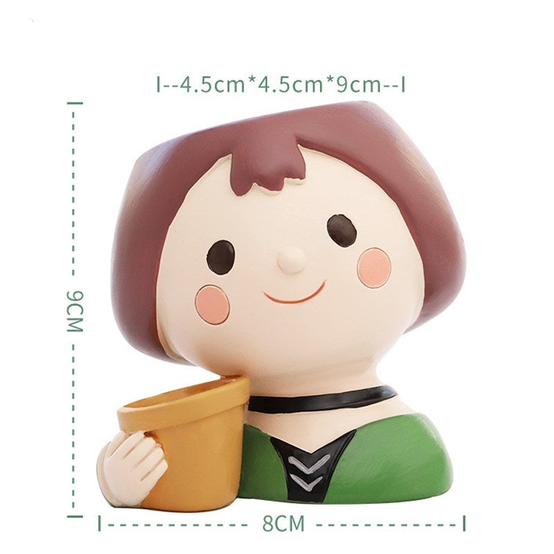 Small Cartoon Succulent Pots