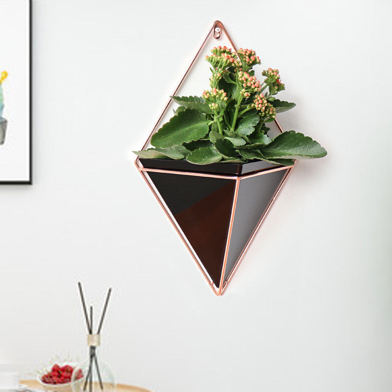 Modern Metal Wall-Mounted Flower Pots