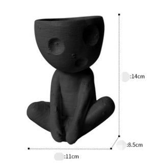 Nordic Creative Ceramic Tree Man Planter