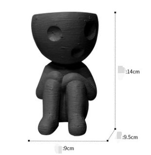 Nordic Creative Ceramic Tree Man Planter
