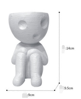Nordic Creative Ceramic Tree Man Planter