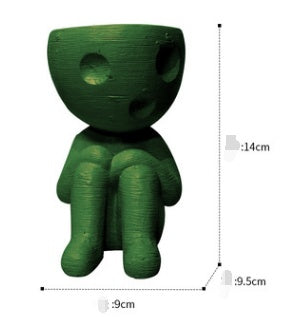Nordic Creative Ceramic Tree Man Planter