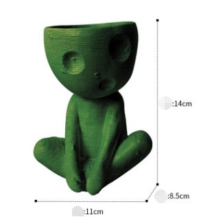 Nordic Creative Ceramic Tree Man Planter
