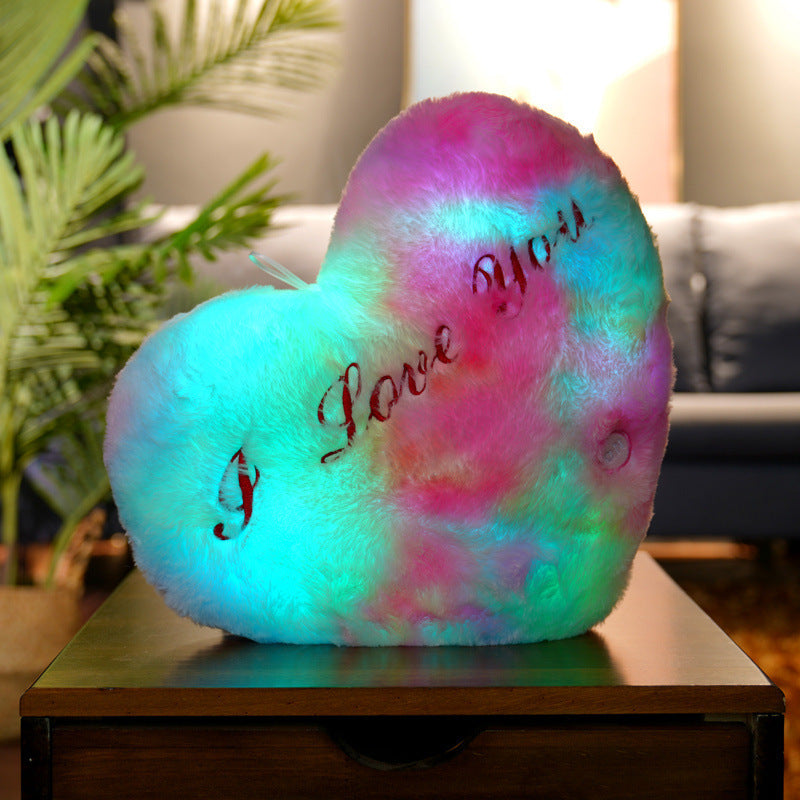 Colorful Luminous Plush Pillow