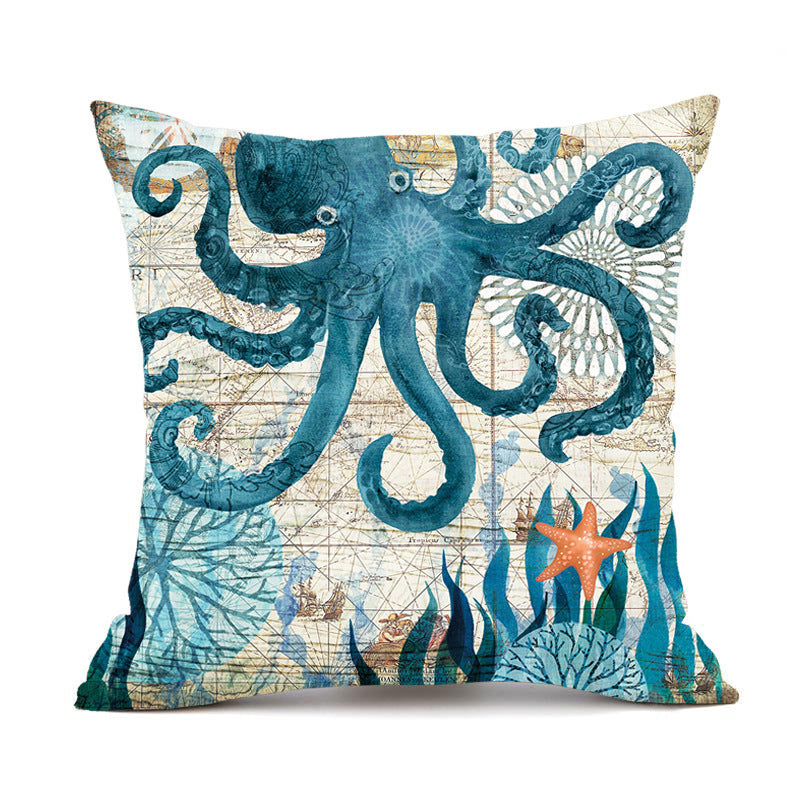Sea Turtle Cushion Cover