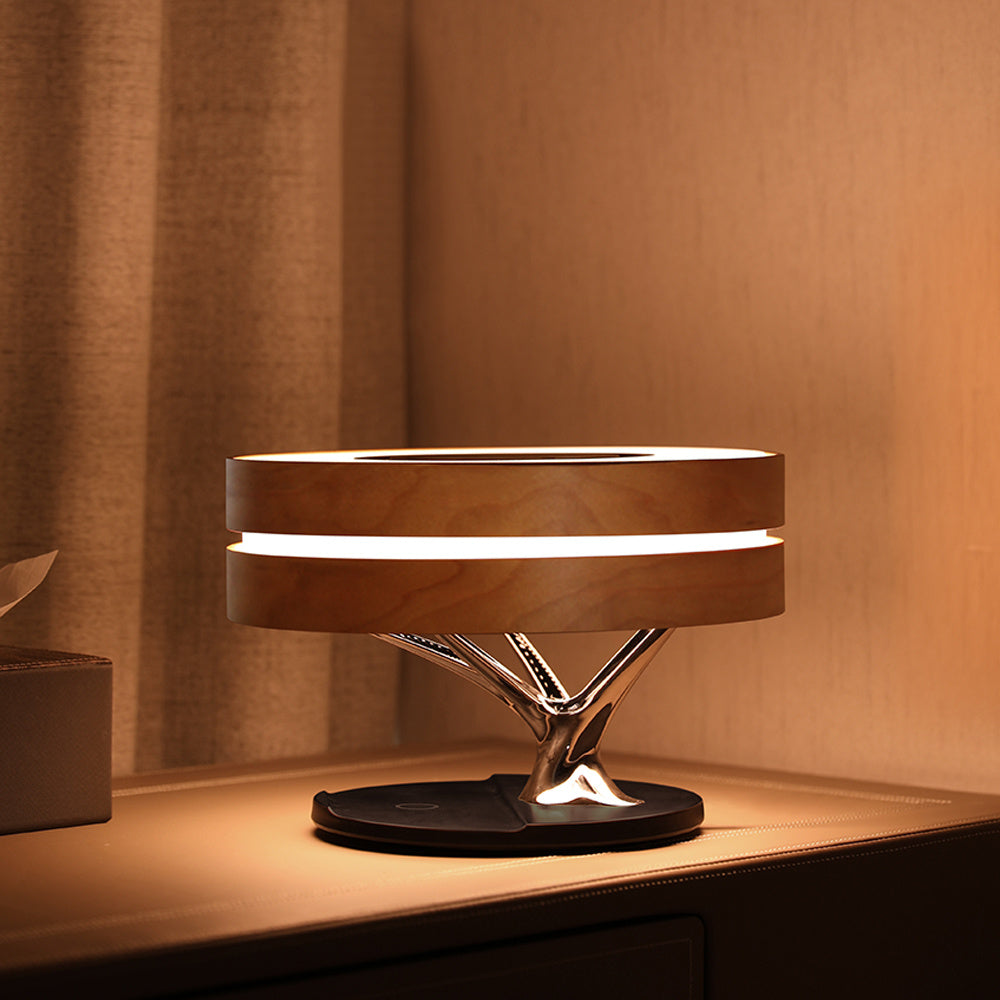 Smart Bluetooth Speaker Bedside Lamp