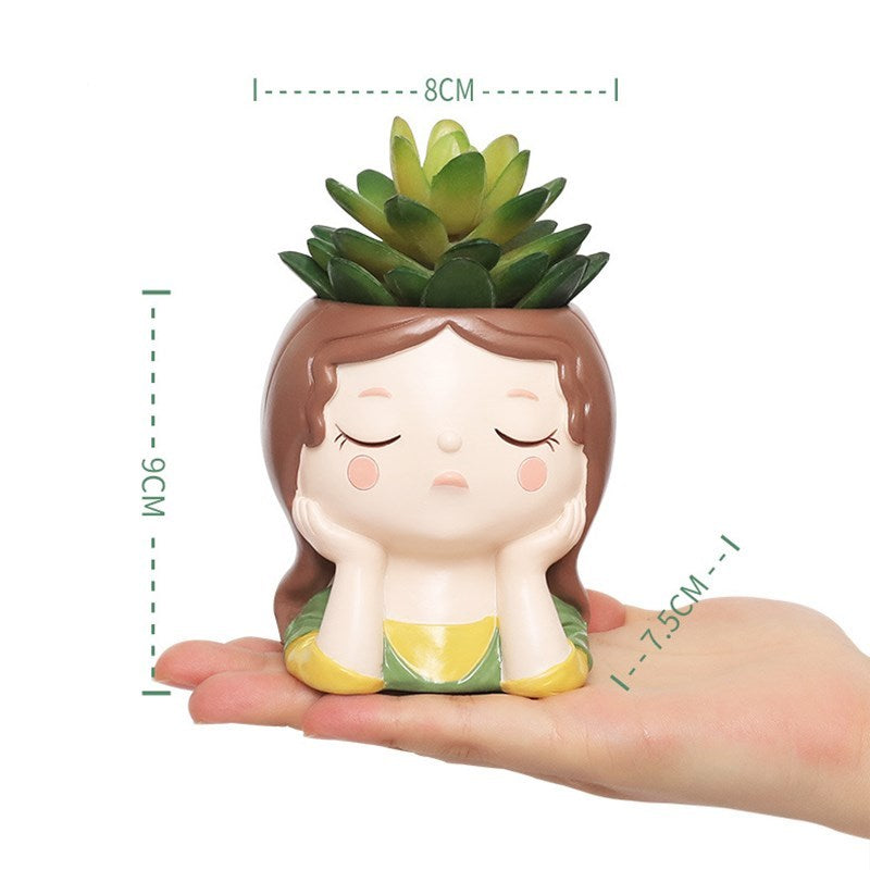 Small Cartoon Succulent Pots
