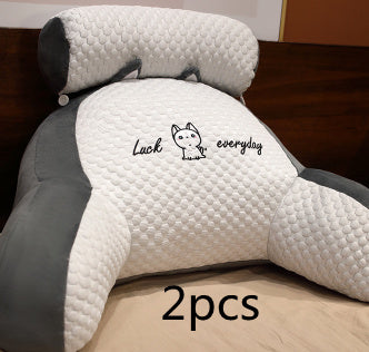 Fluffy Triangle Reading Cushion