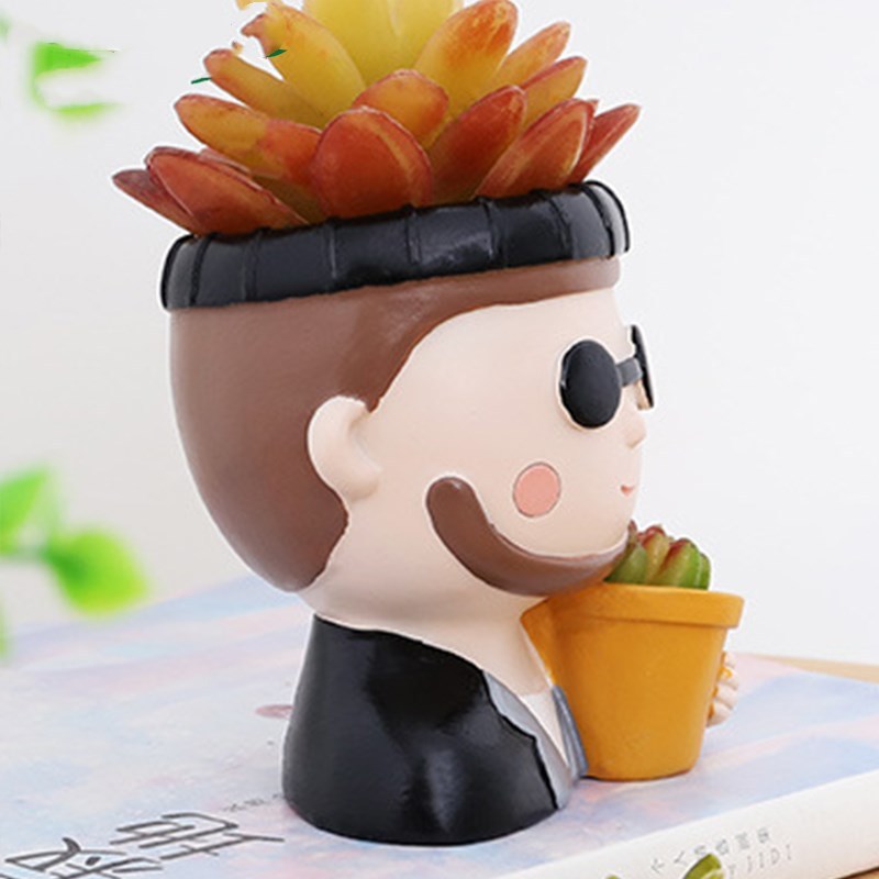 Small Cartoon Succulent Pots