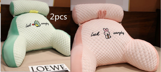 Fluffy Triangle Reading Cushion