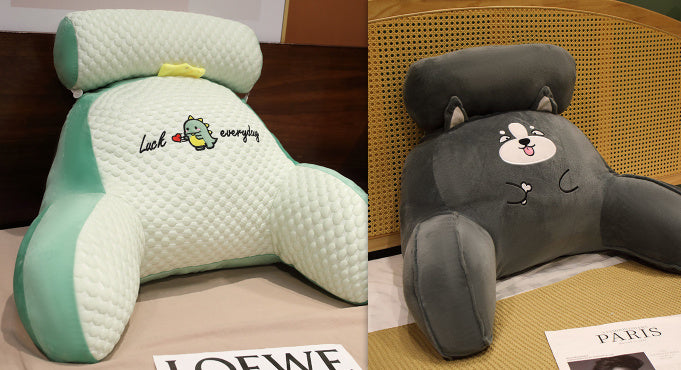 Fluffy Triangle Reading Cushion