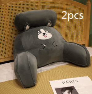 Fluffy Triangle Reading Cushion