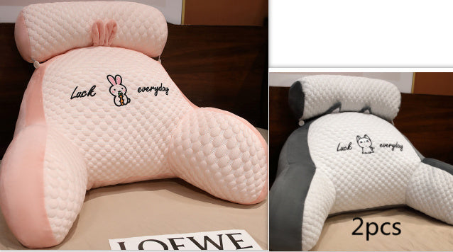 Fluffy Triangle Reading Cushion