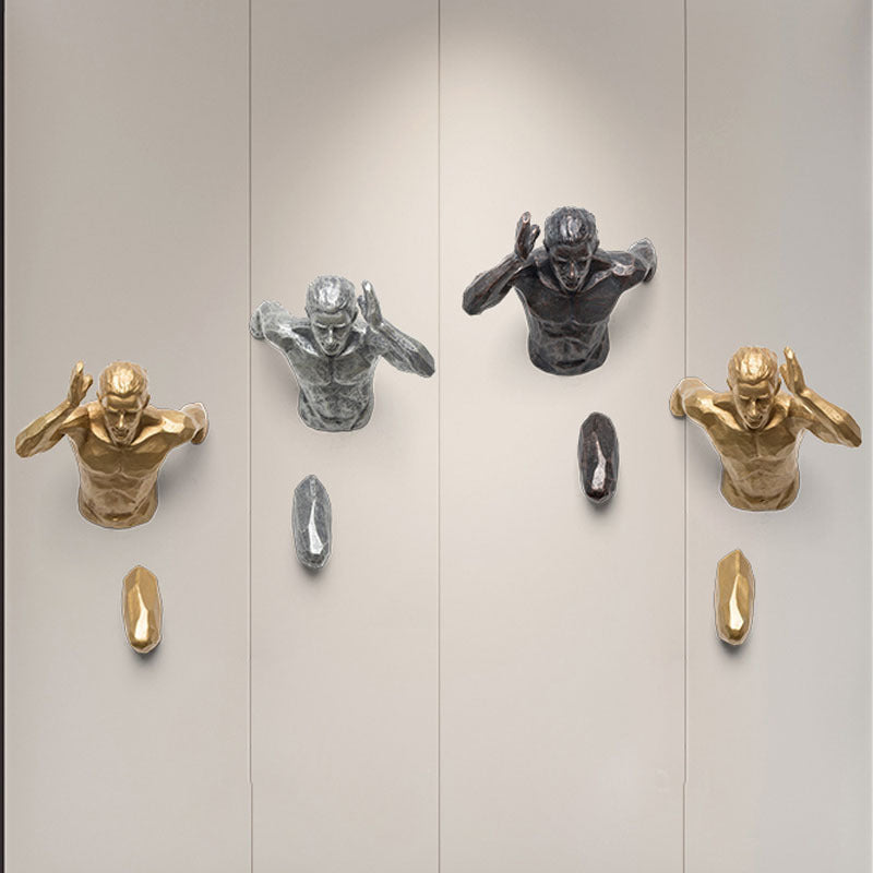 Creative Resin Character Wall Hanging