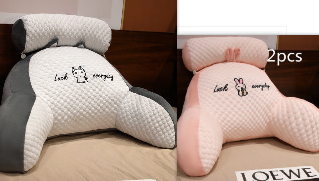 Fluffy Triangle Reading Cushion