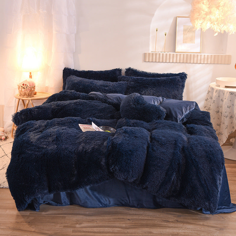 Luxury Thick Fleece Bedding Set