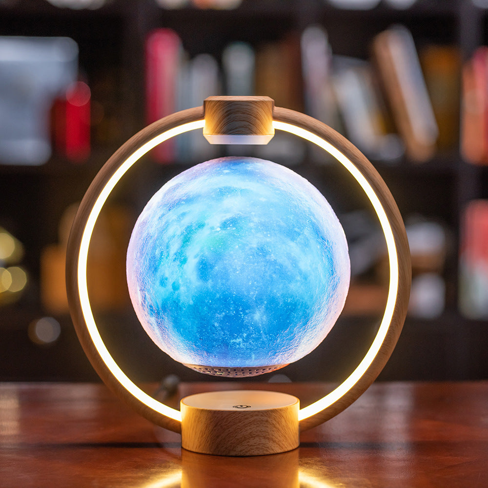 Maglev 3D Moon Lamp Bluetooth Speaker