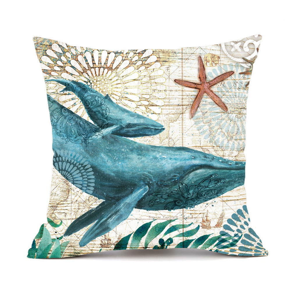 Sea Turtle Cushion Cover