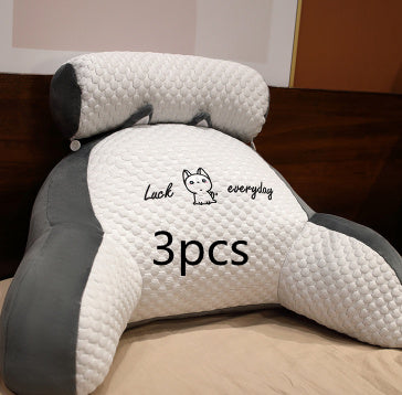 Fluffy Triangle Reading Cushion