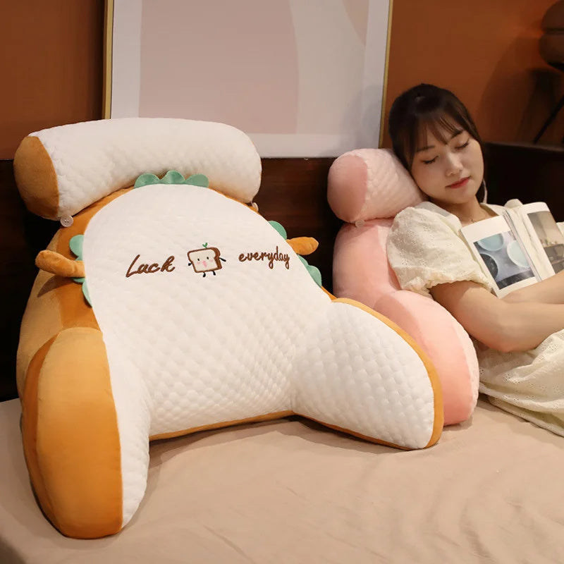Fluffy Triangle Reading Cushion