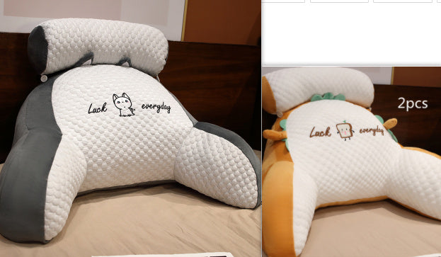 Fluffy Triangle Reading Cushion