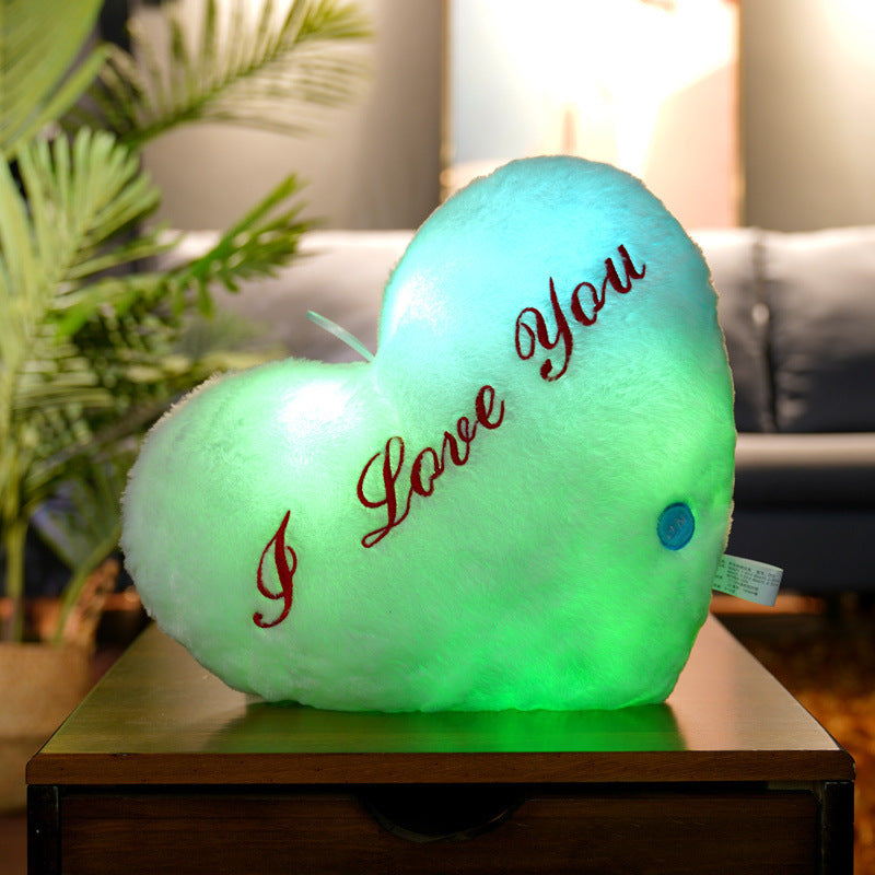 Colorful Luminous Plush Pillow
