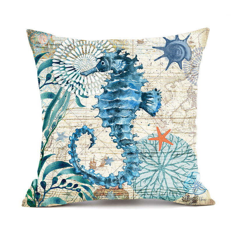 Sea Turtle Cushion Cover