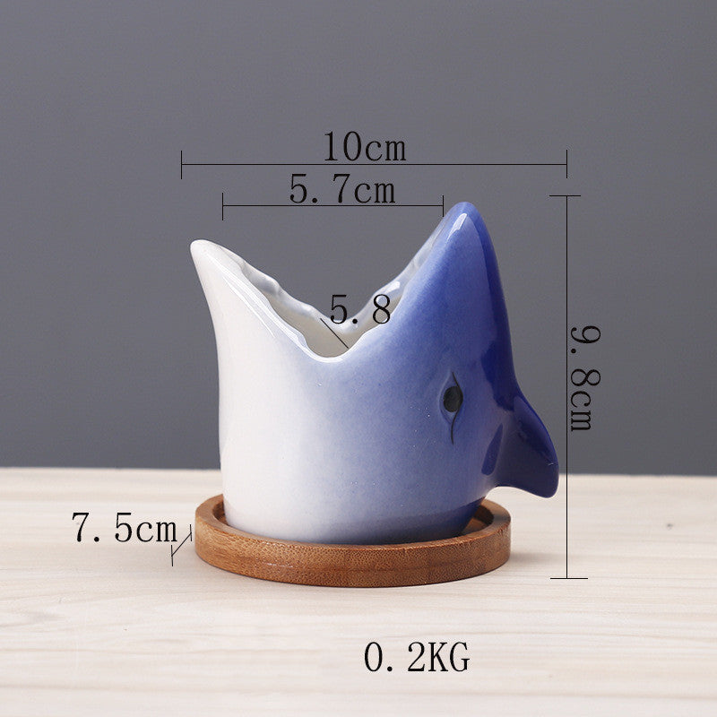 Creative Cartoon Ceramic Succulent Pot