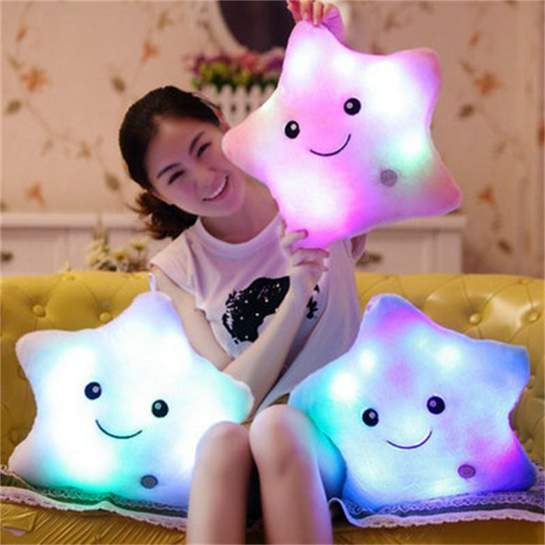 Colorful Luminous Plush Pillow