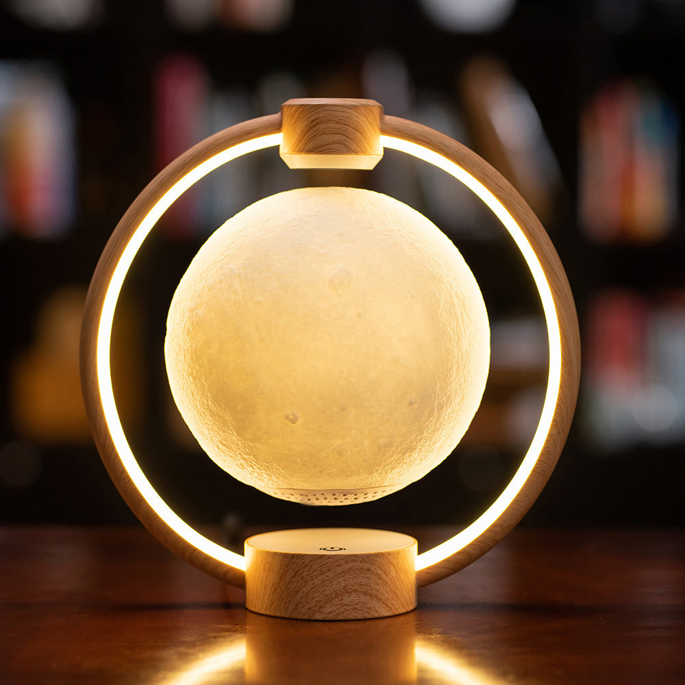 Maglev 3D Moon Lamp Bluetooth Speaker
