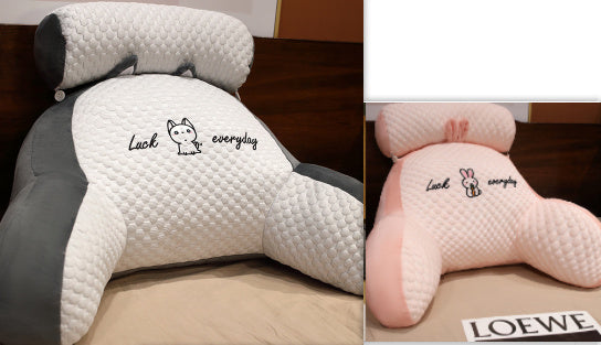 Fluffy Triangle Reading Cushion
