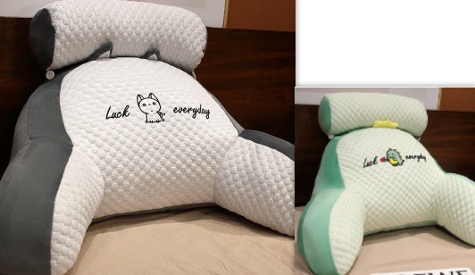 Fluffy Triangle Reading Cushion