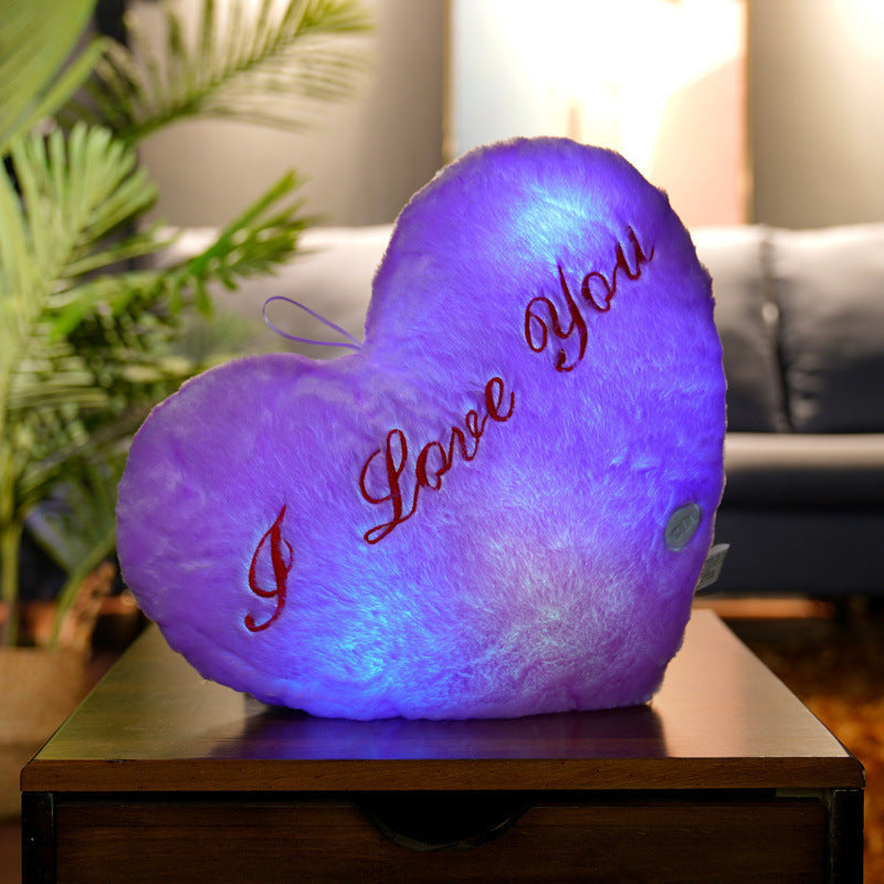 Colorful Luminous Plush Pillow