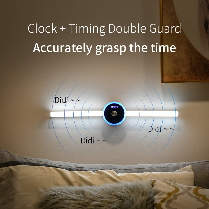 Smart LED Cabinet Light with Clock & Timer