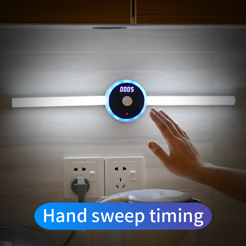 Smart LED Cabinet Light with Clock & Timer