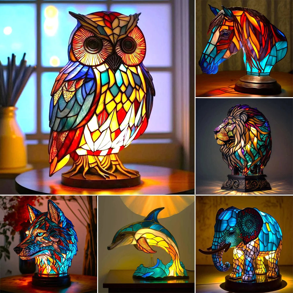 3D Colored Animal Night Light