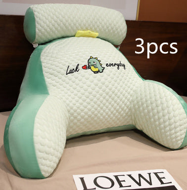 Fluffy Triangle Reading Cushion