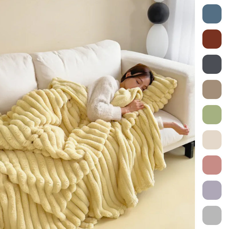 Luxury Bubble Velvet Blanket