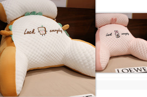Fluffy Triangle Reading Cushion