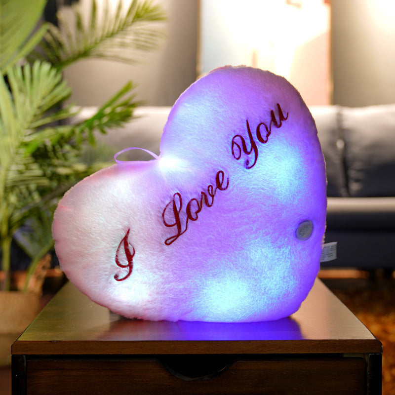 Colorful Luminous Plush Pillow