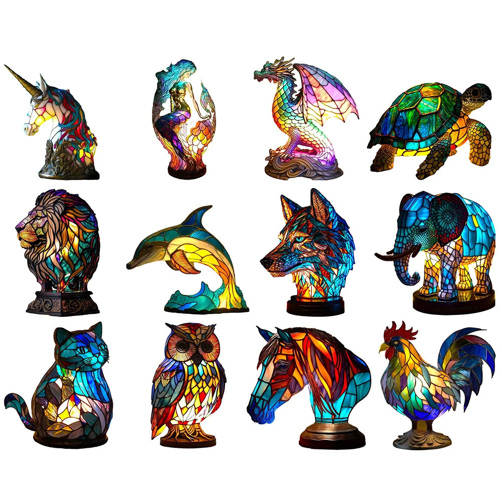 3D Colored Animal Night Light