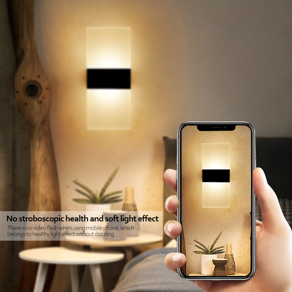 Indoor Sensing USB Rechargeable Wall Lamp