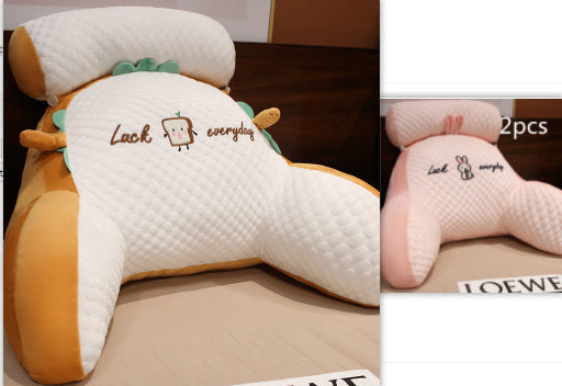 Fluffy Triangle Reading Cushion