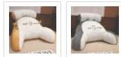 Fluffy Triangle Reading Cushion