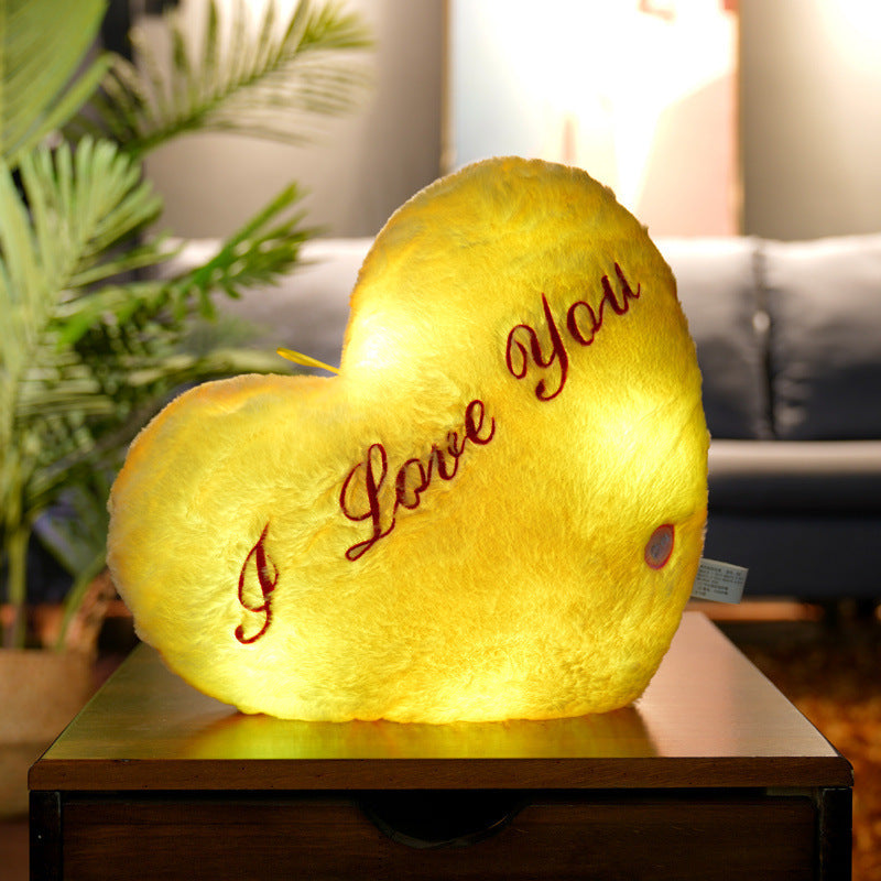 Colorful Luminous Plush Pillow