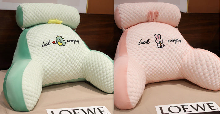 Fluffy Triangle Reading Cushion